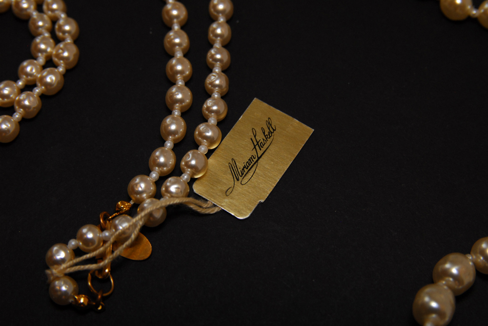 Miriam Haskell Faux Pearl Costume Jewelry