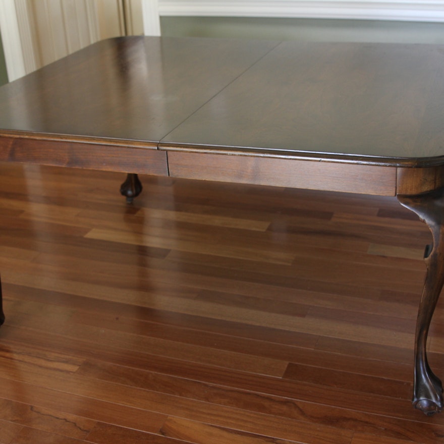 Vintage Chippendale Style Dining Table