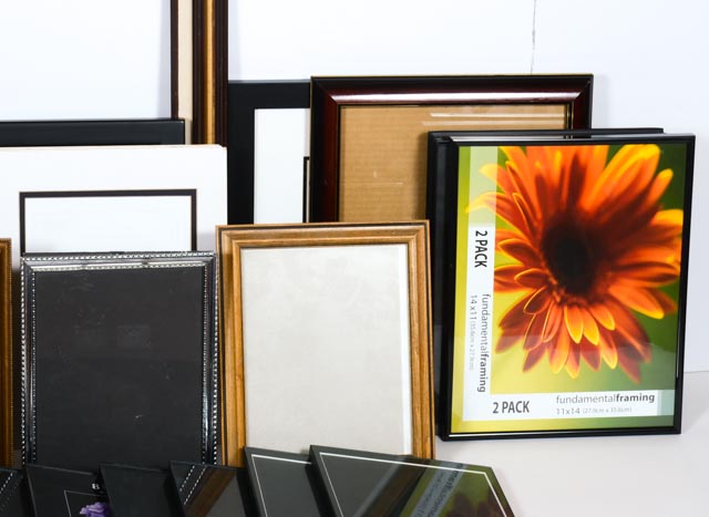 Large Assortment of Picture Frames