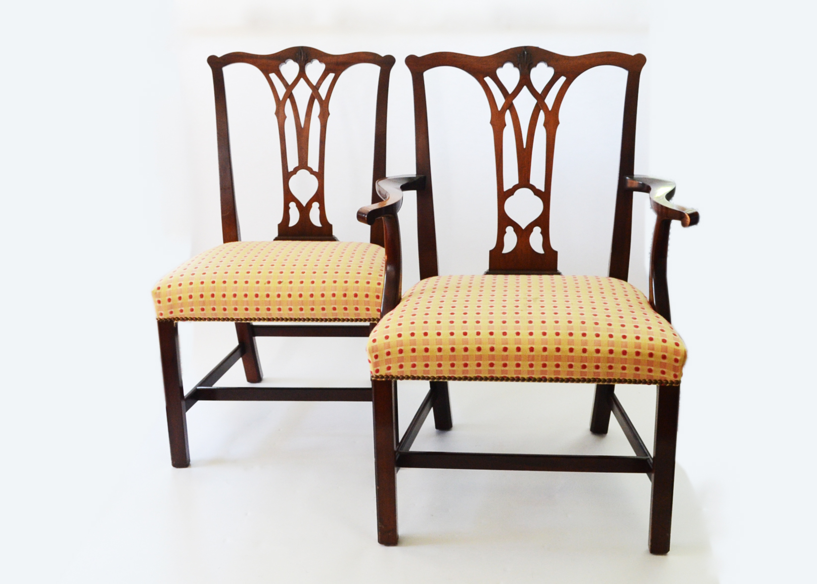 Saybolt Cleland Chippendale Style Dining Chairs