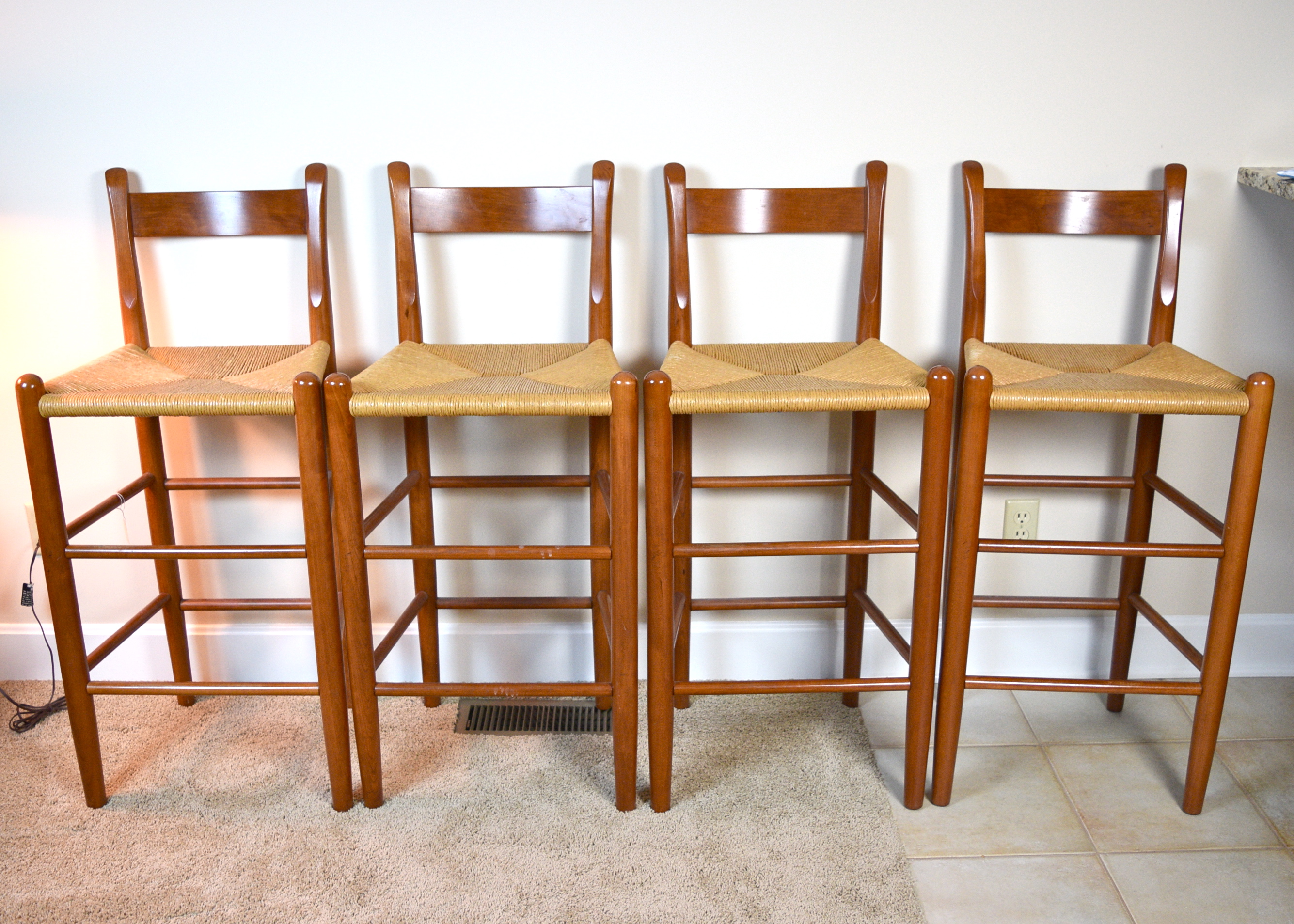 Four E. A. Clore Sons, Inc. Bar Chairs
