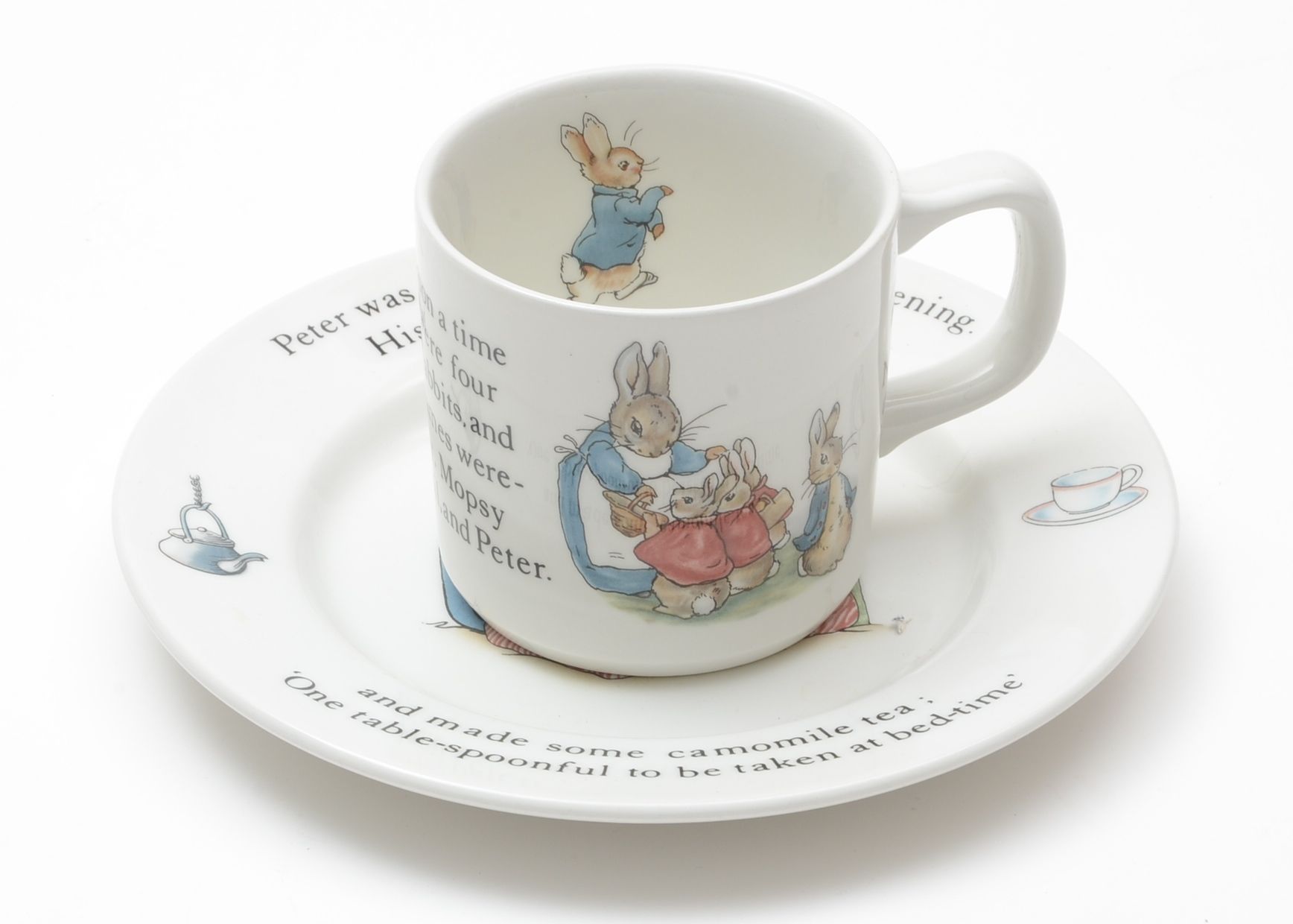 Wedgwood "Peter Rabbit" Mug and Saucer