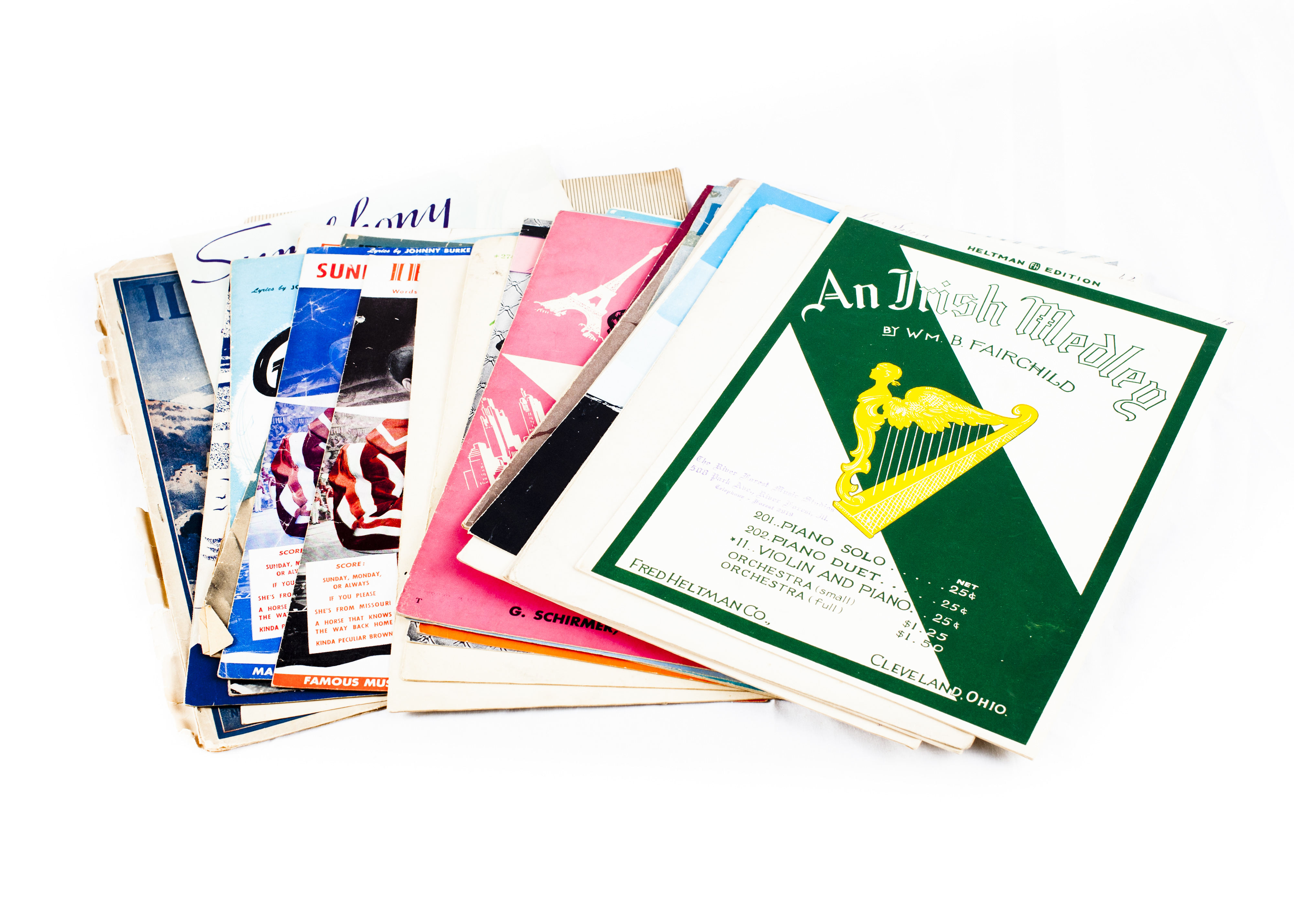 Collection of Vintage Sheet Music