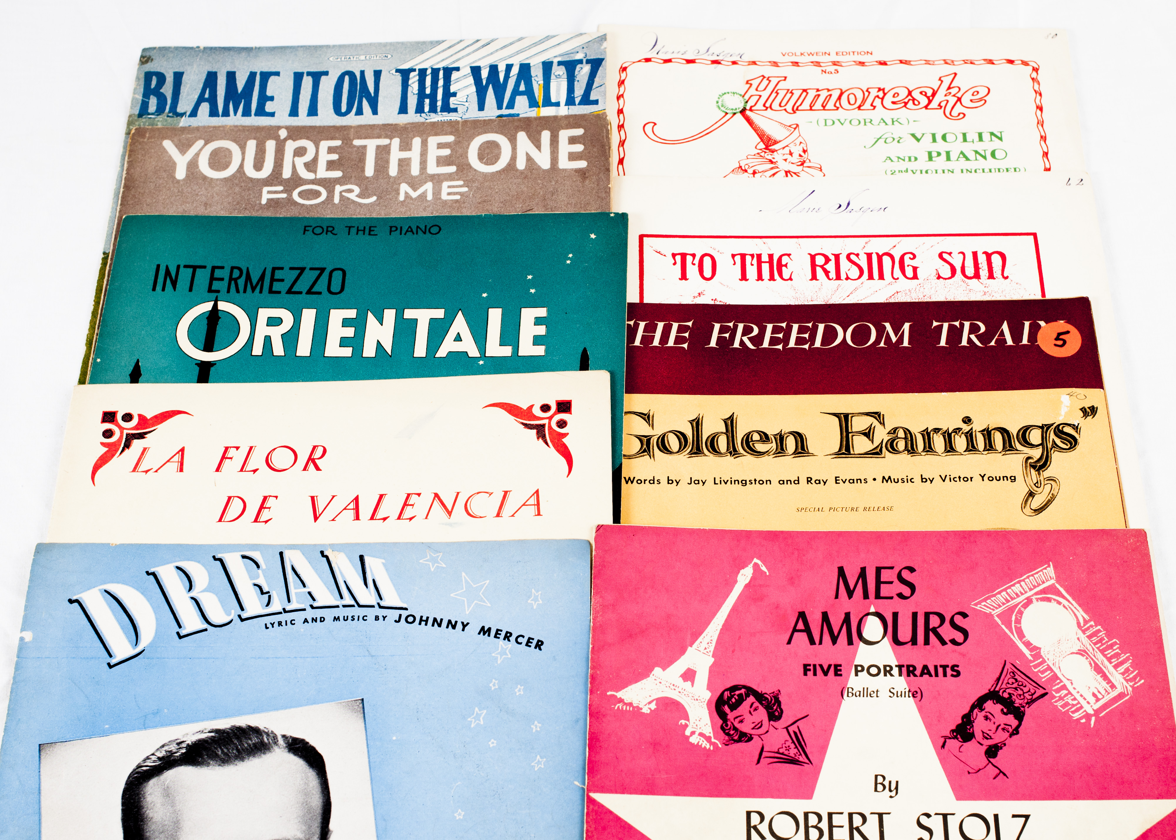 Collection of Vintage Sheet Music