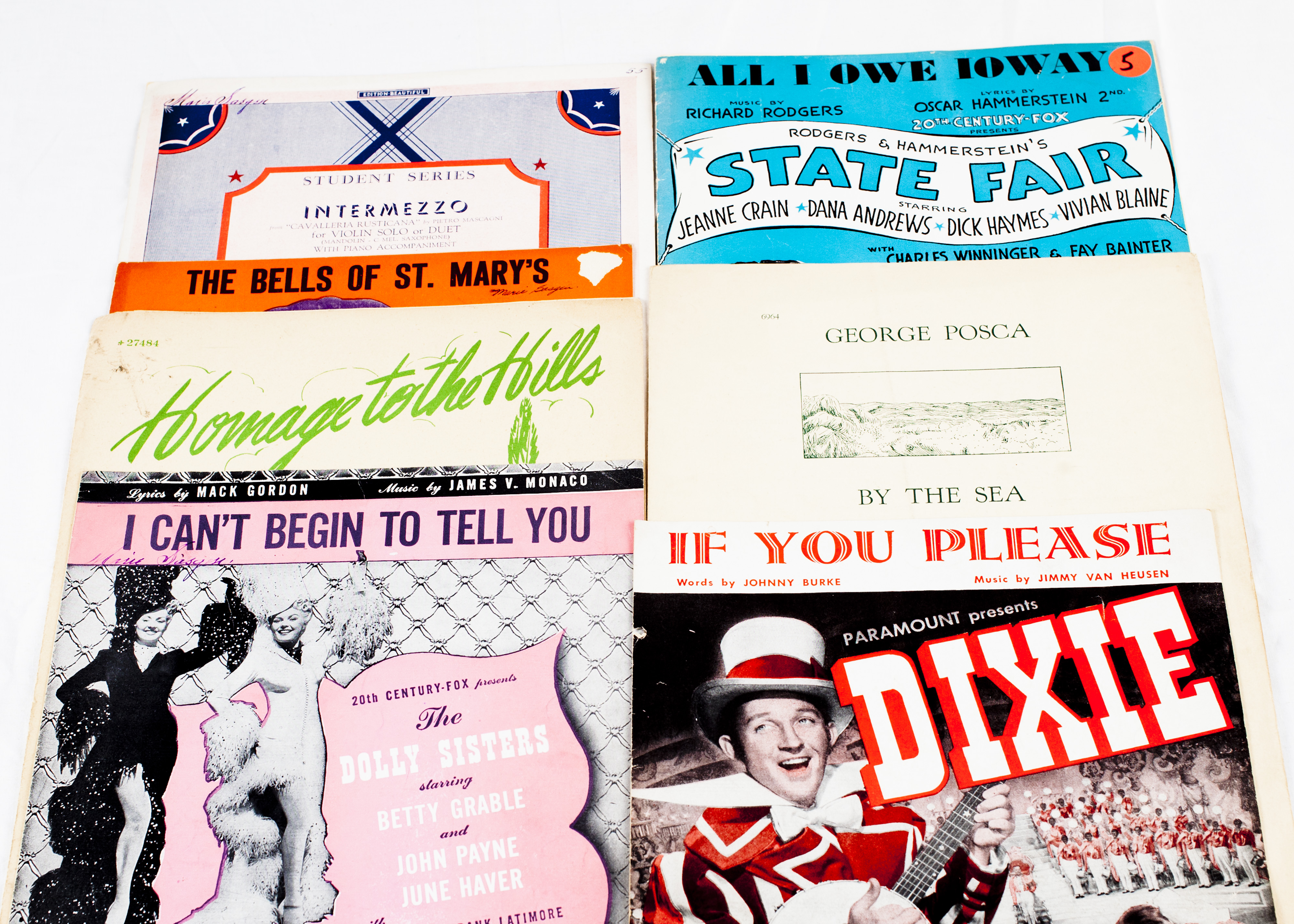 Collection of Vintage Sheet Music