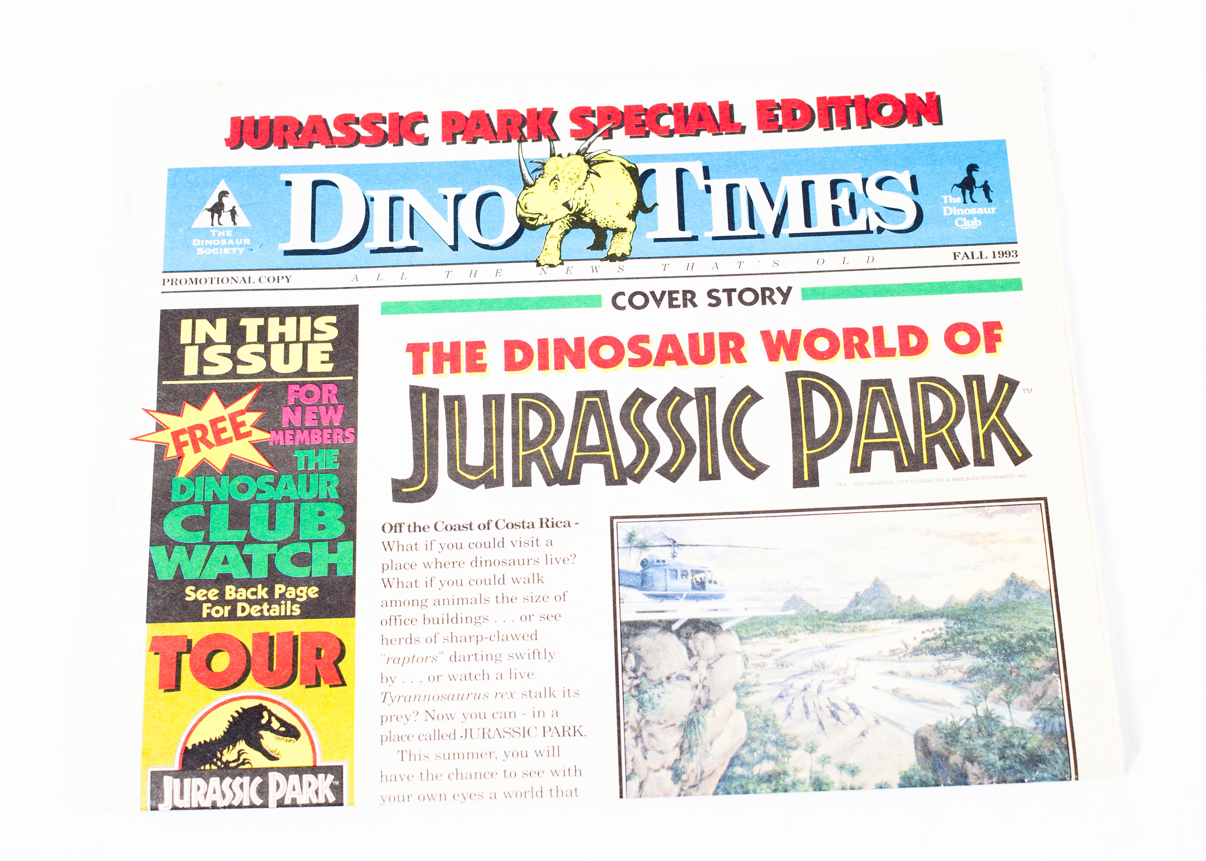 "Jurassic Park" Memorabilia