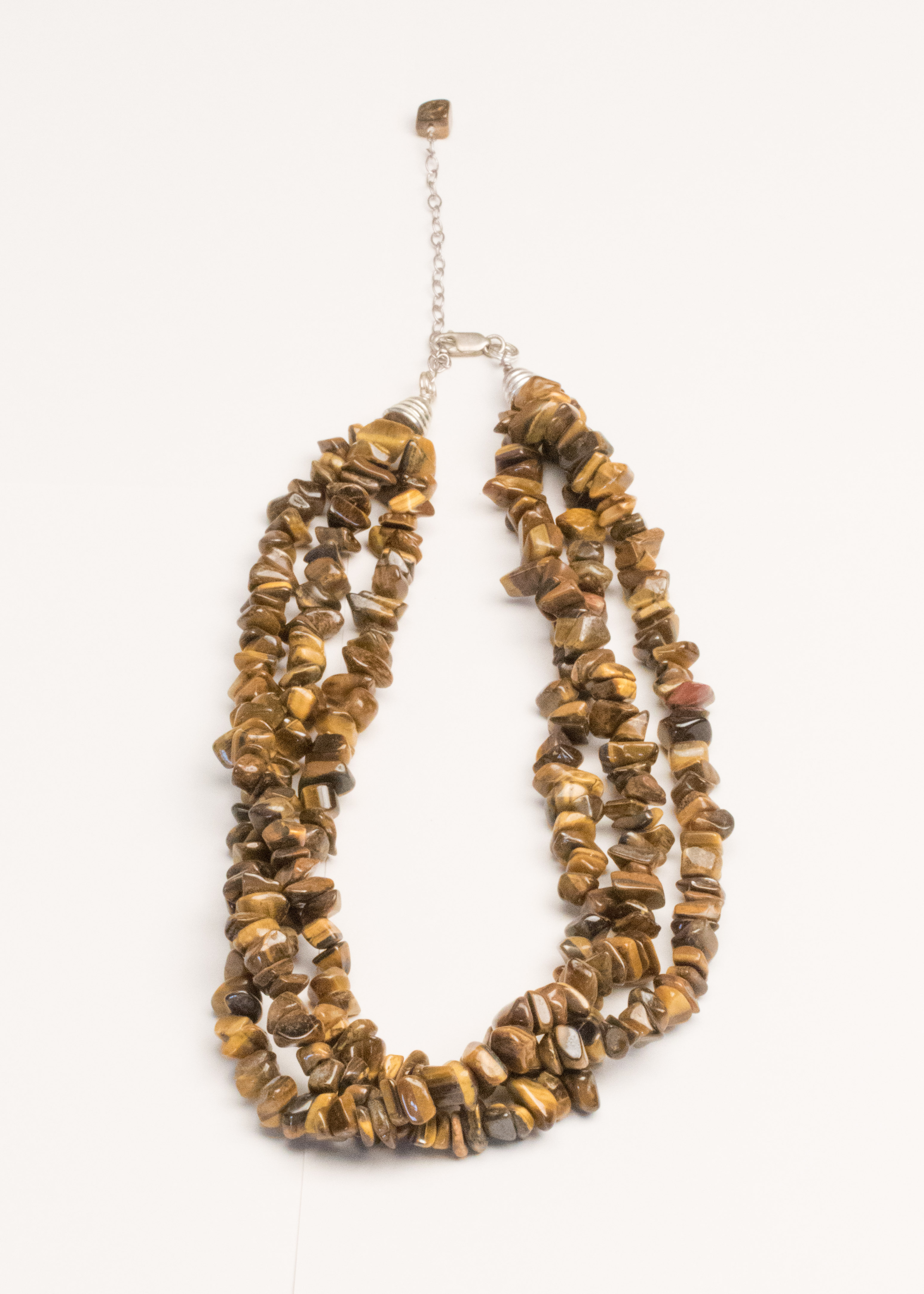 Assortment of Stone and and Gold Tone Costume Jewelry