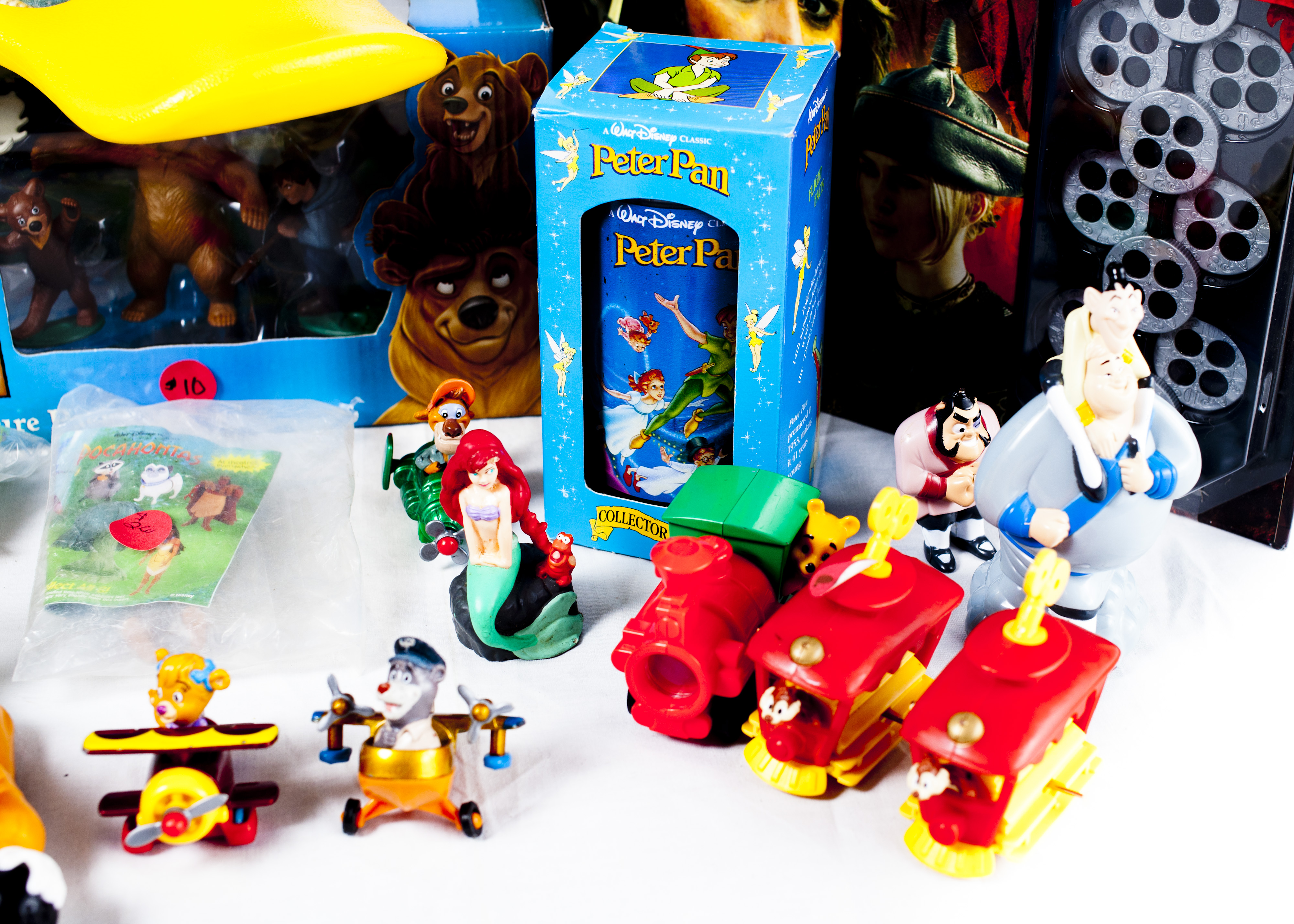 Collection of Happy Meal and Vintage Disney Toys