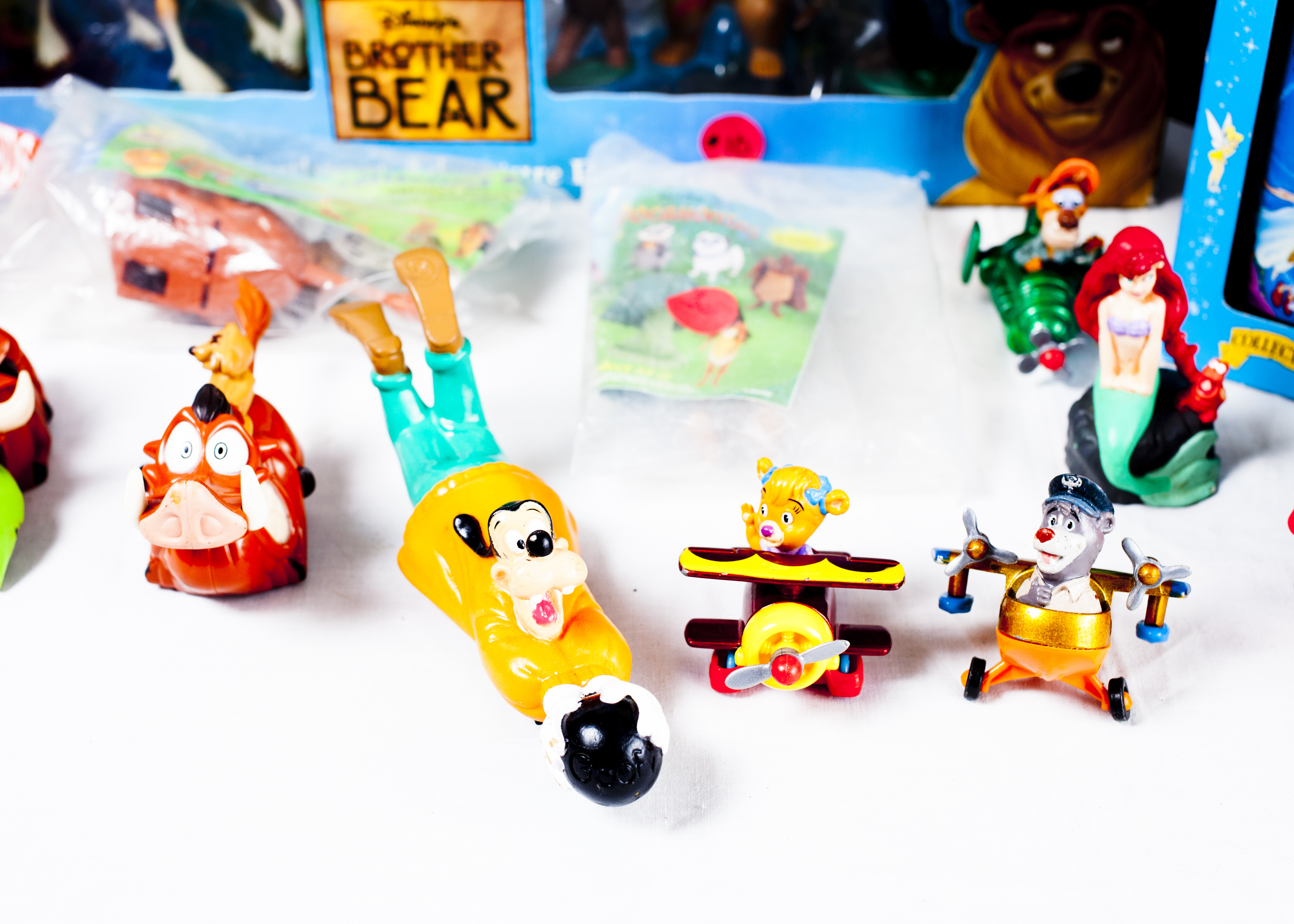 Collection of Happy Meal and Vintage Disney Toys