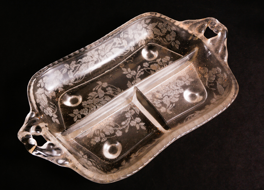 Collection of Vintage Pressed Glass Dishes