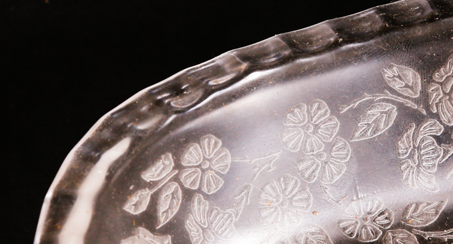 Collection of Vintage Pressed Glass Dishes