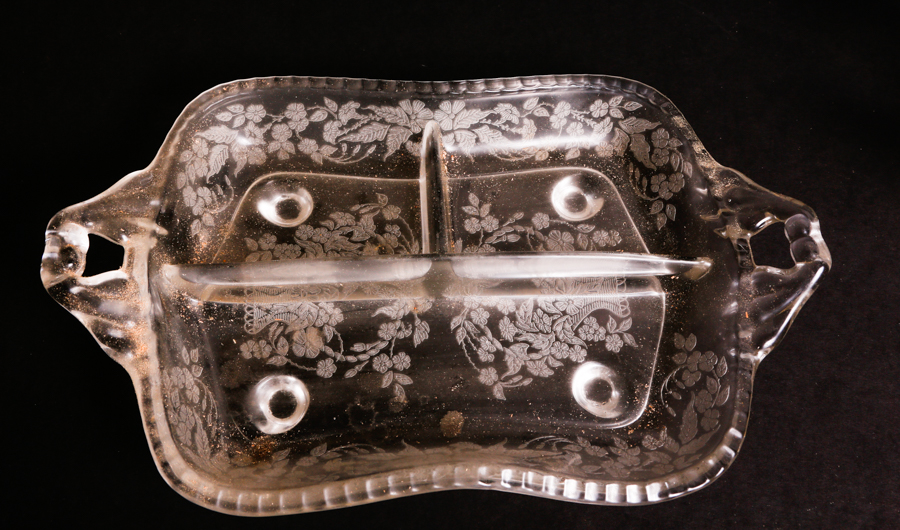 Collection of Vintage Pressed Glass Dishes