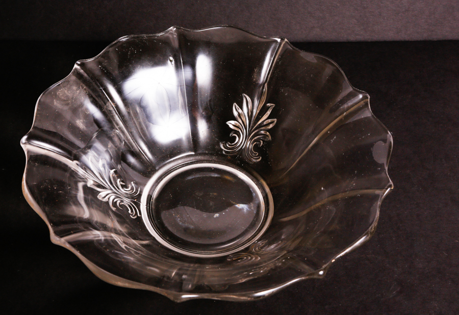 Collection of Vintage Pressed Glass Dishes