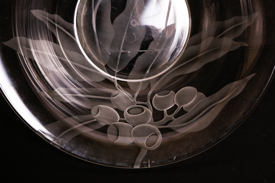 Collection of Vintage Pressed Glass Dishes