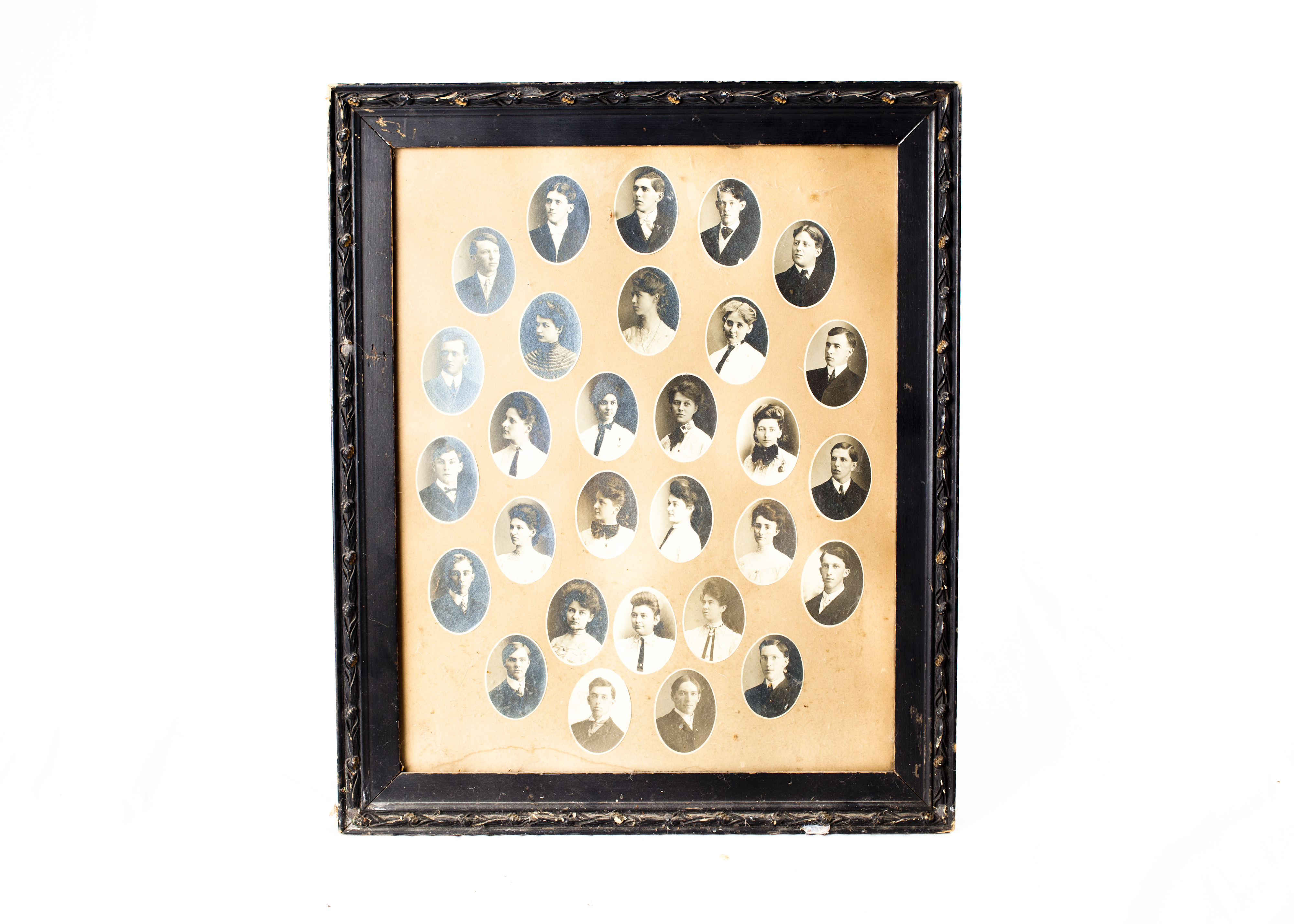 Collage of Antique Cameo Style Portraiture