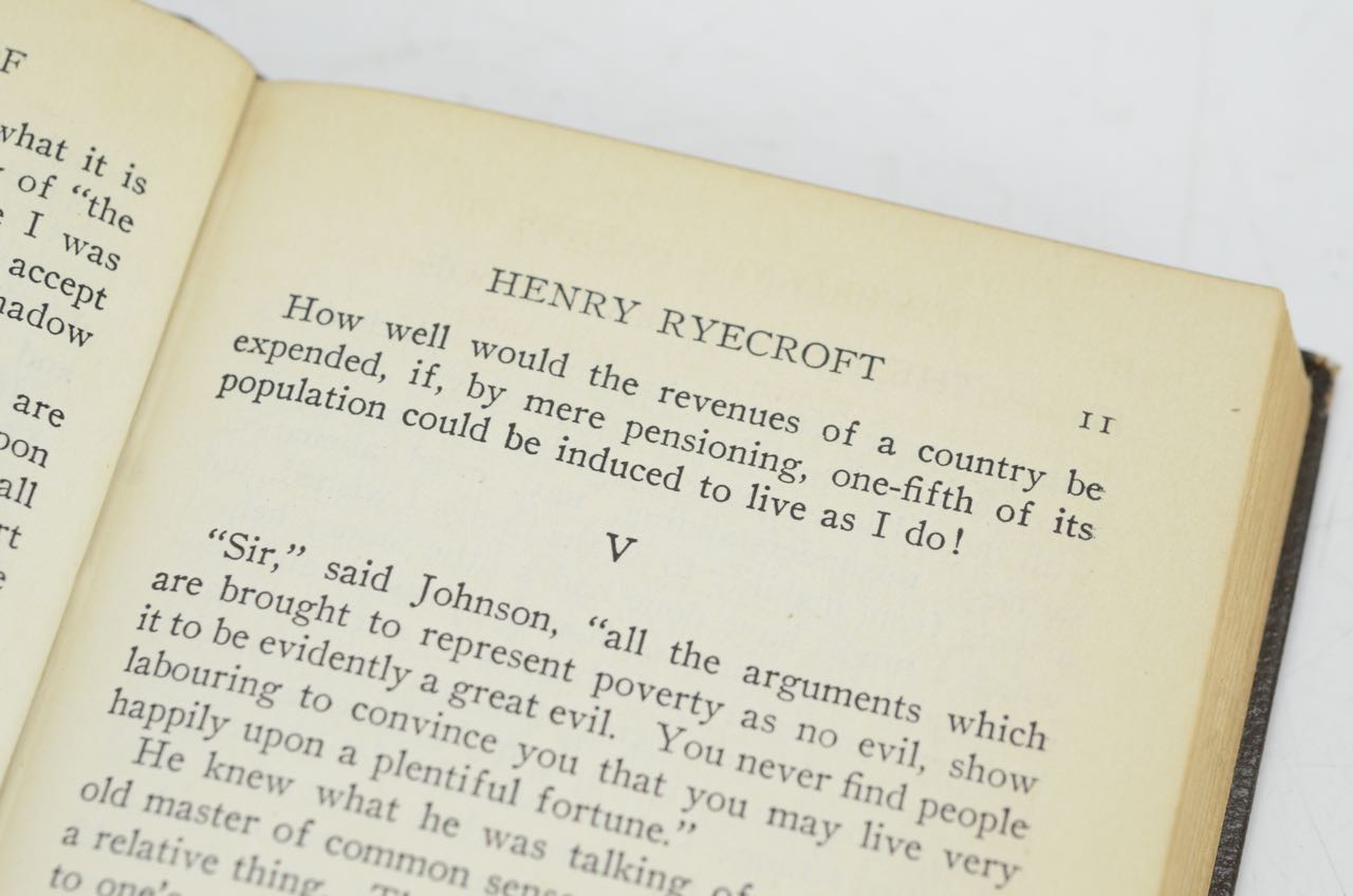 1918 Edition of "The Private Papers of Henry Ryecroft"