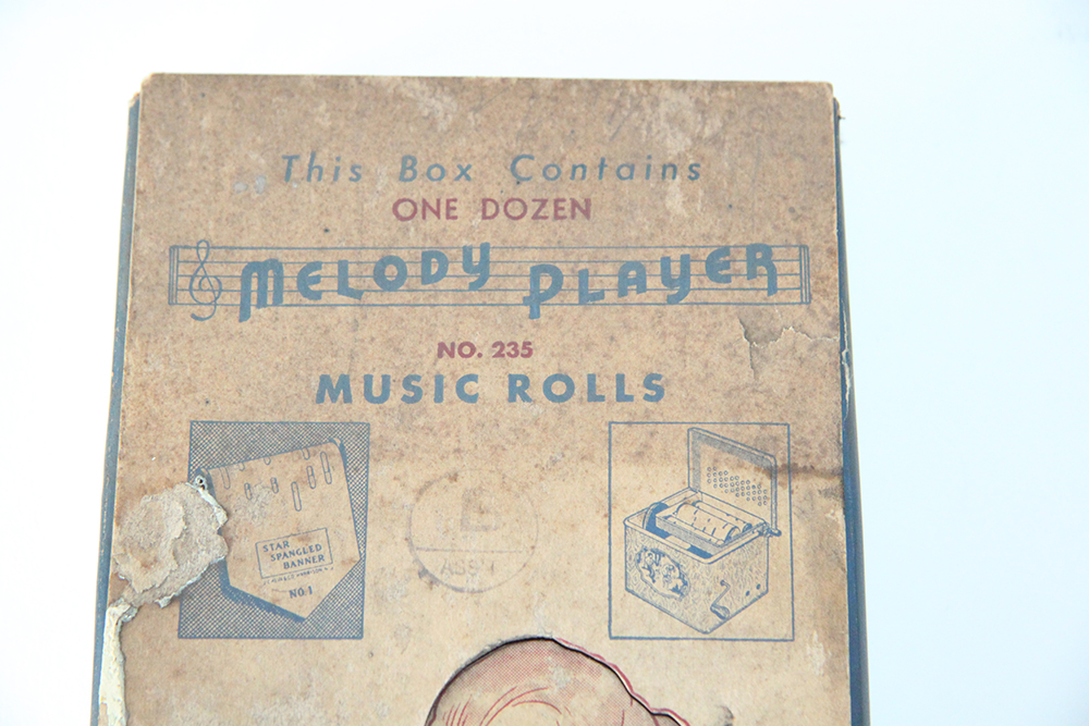 Melody Player Music Box with Song Rolls