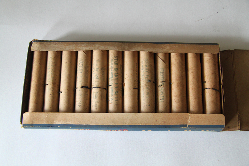 Melody Player Music Box with Song Rolls