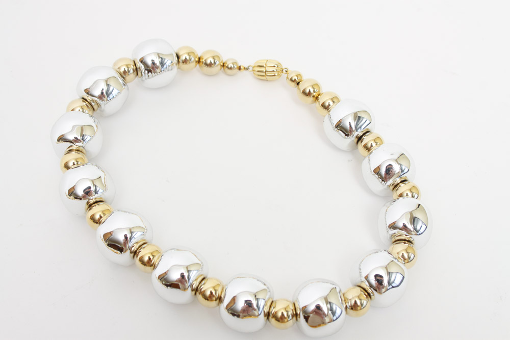 Bold Gold Toned Costume Jewelry