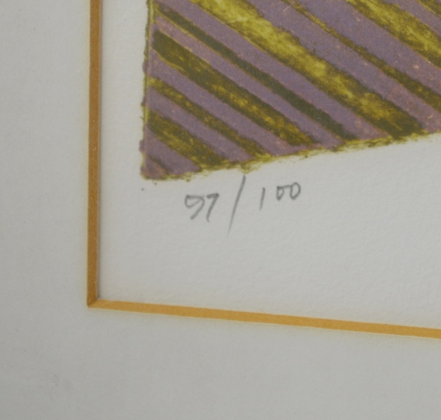 John Ross Limited Edition "Island Silhouette" Collagraph