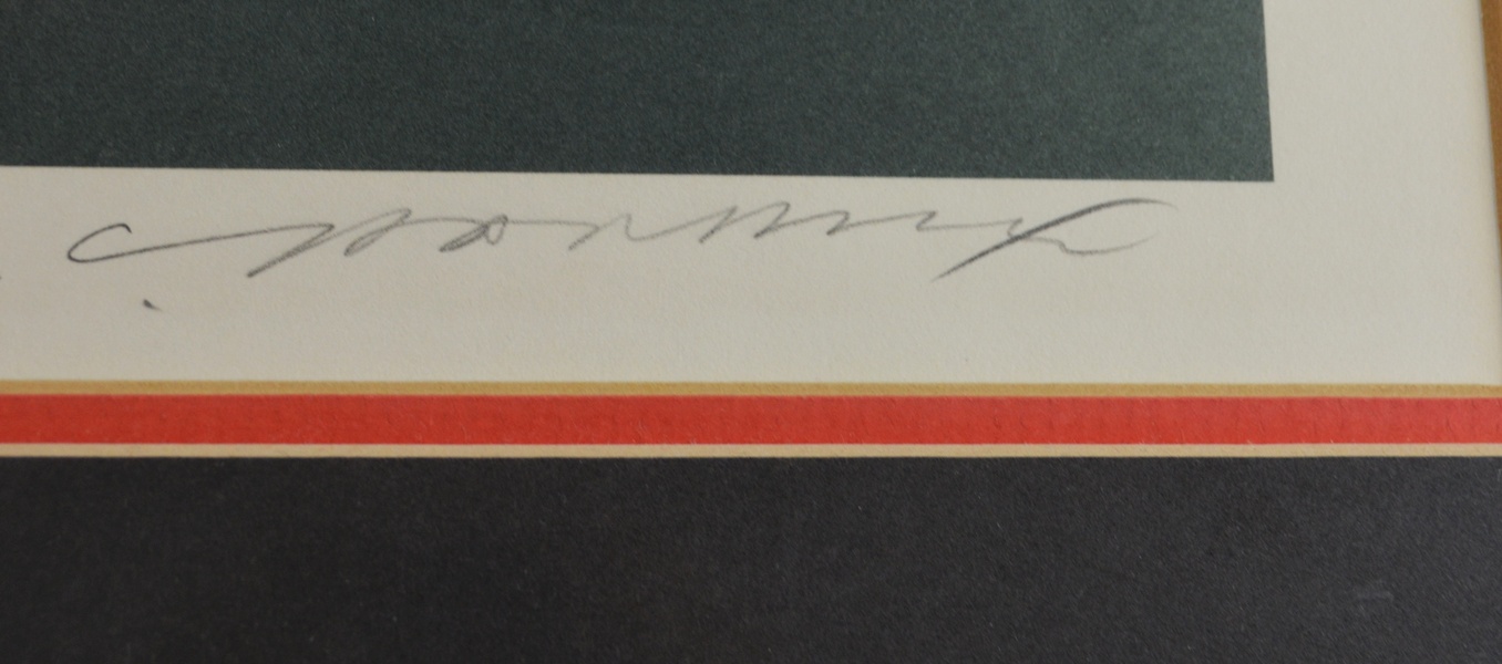 Signed Charley Harper "Ladybug" Offset Lithograph