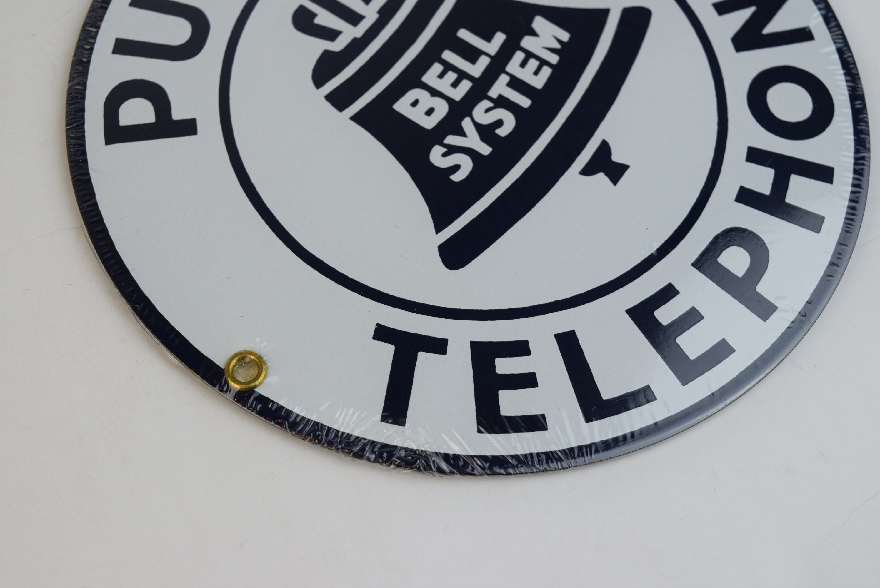 Bell System Public Telephone Sign