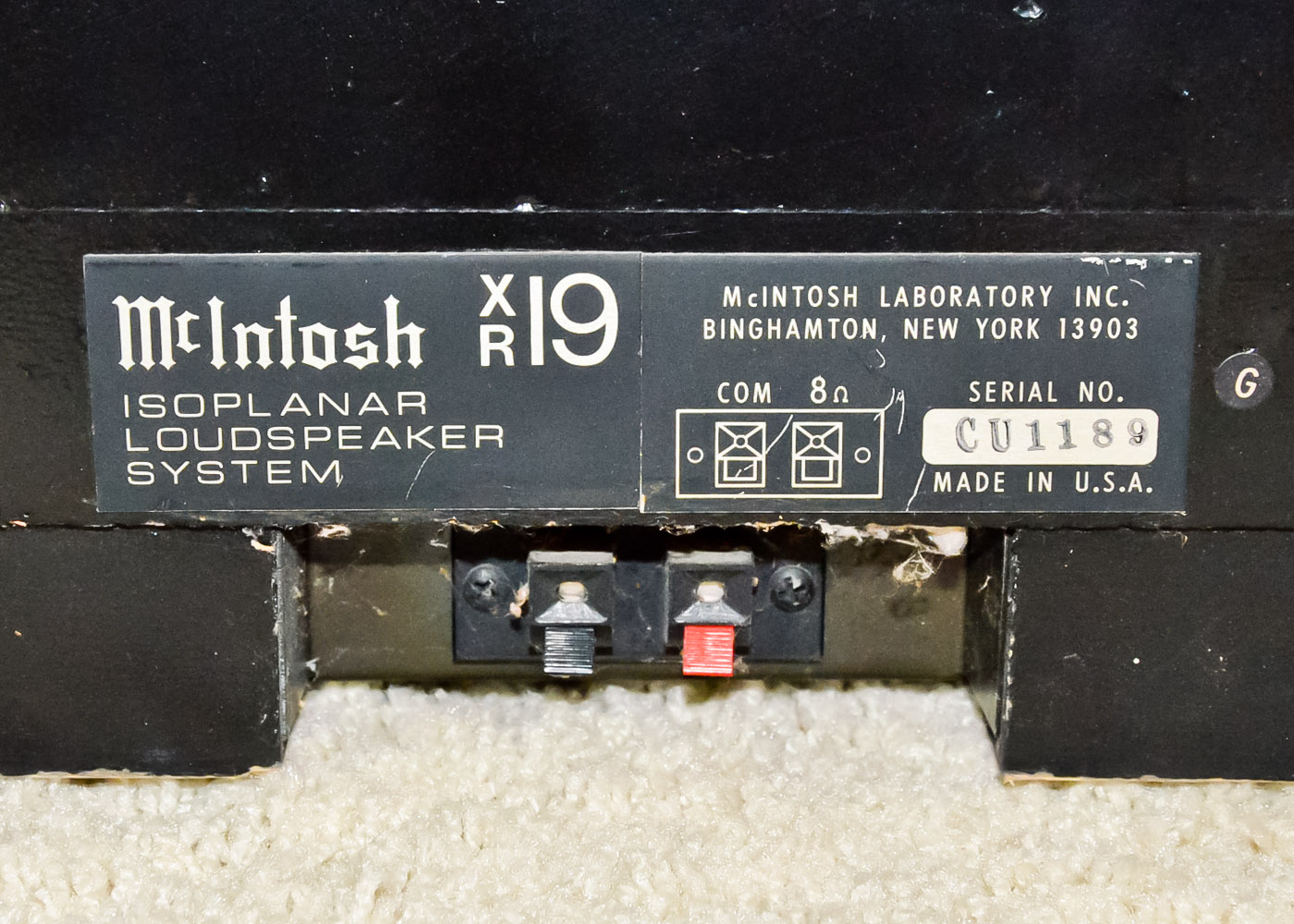 Pair of Vintage McIntosh Speakers