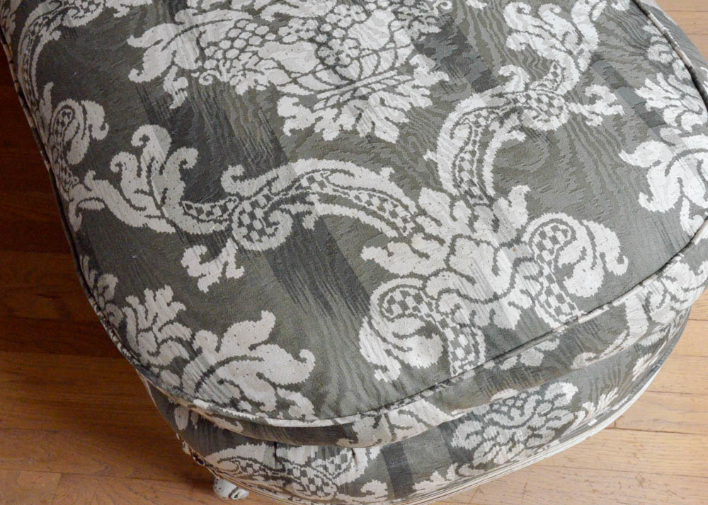 Down-Filled Chaise Lounge Chair