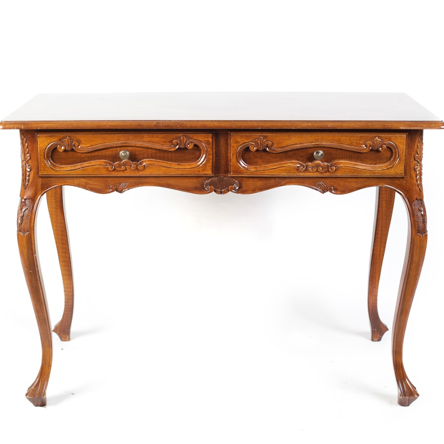 Writing Desk in Rich Honey Finish