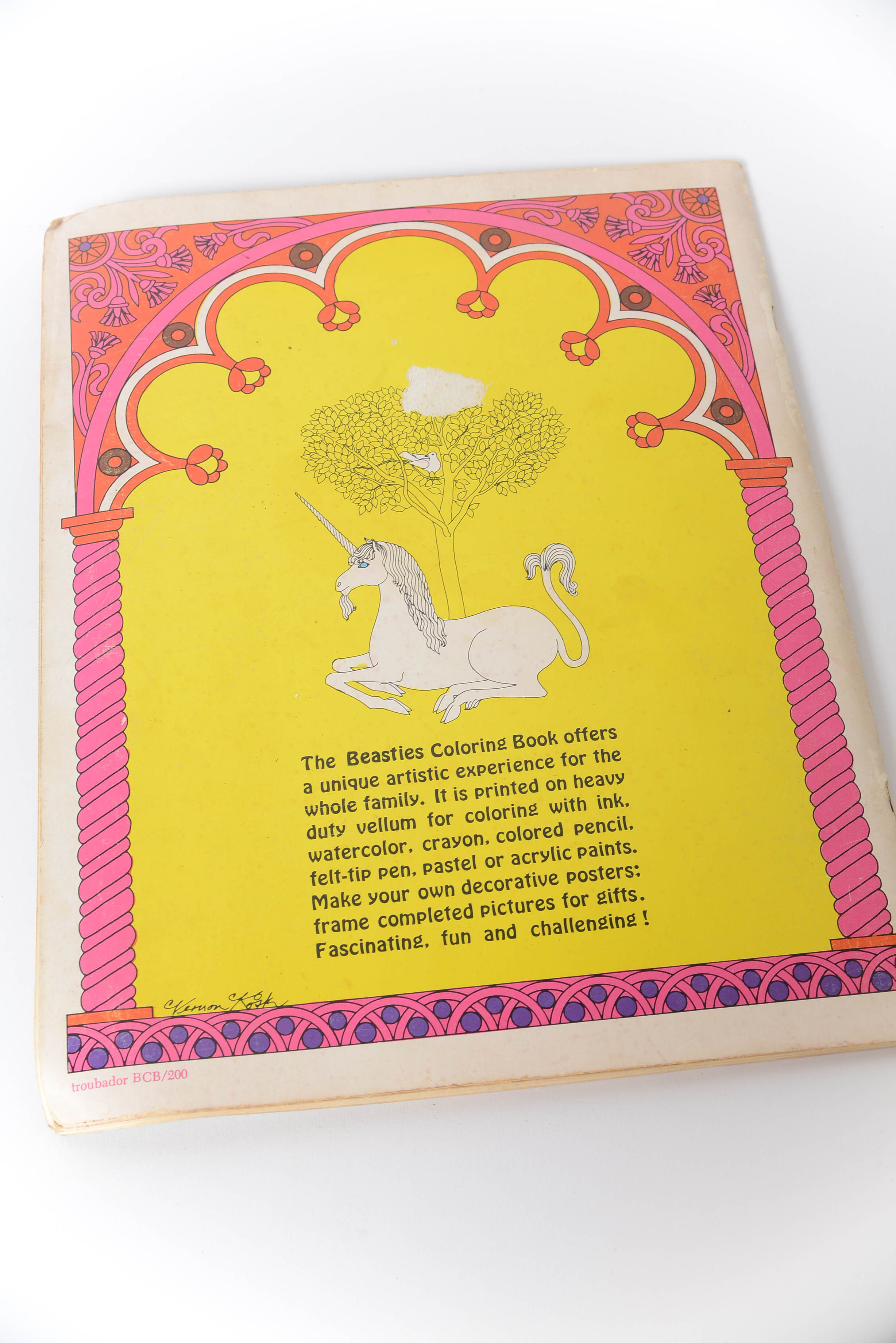 Vintage Coloring Books