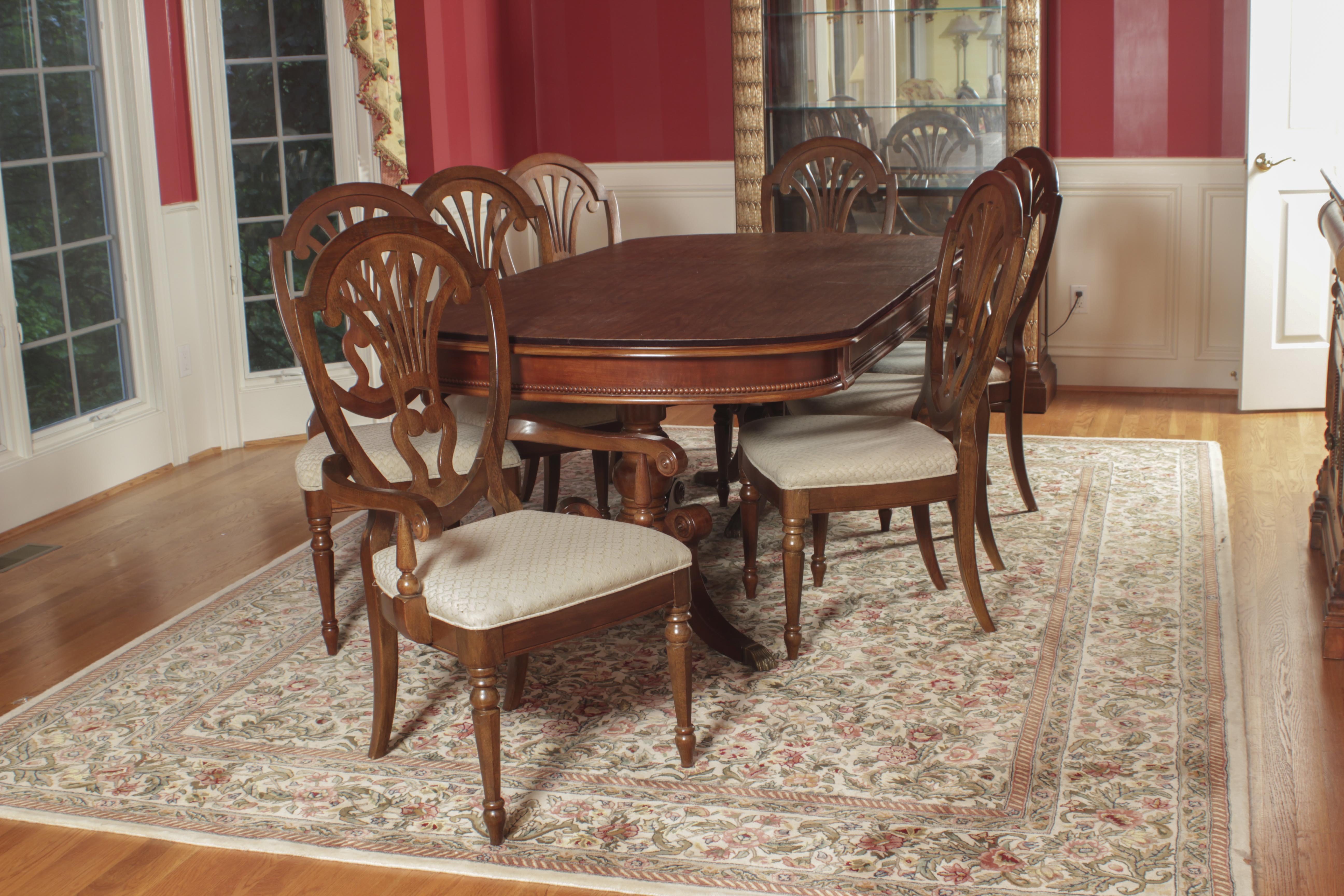 Universal Furniture Federal Style Dining Table and Chairs