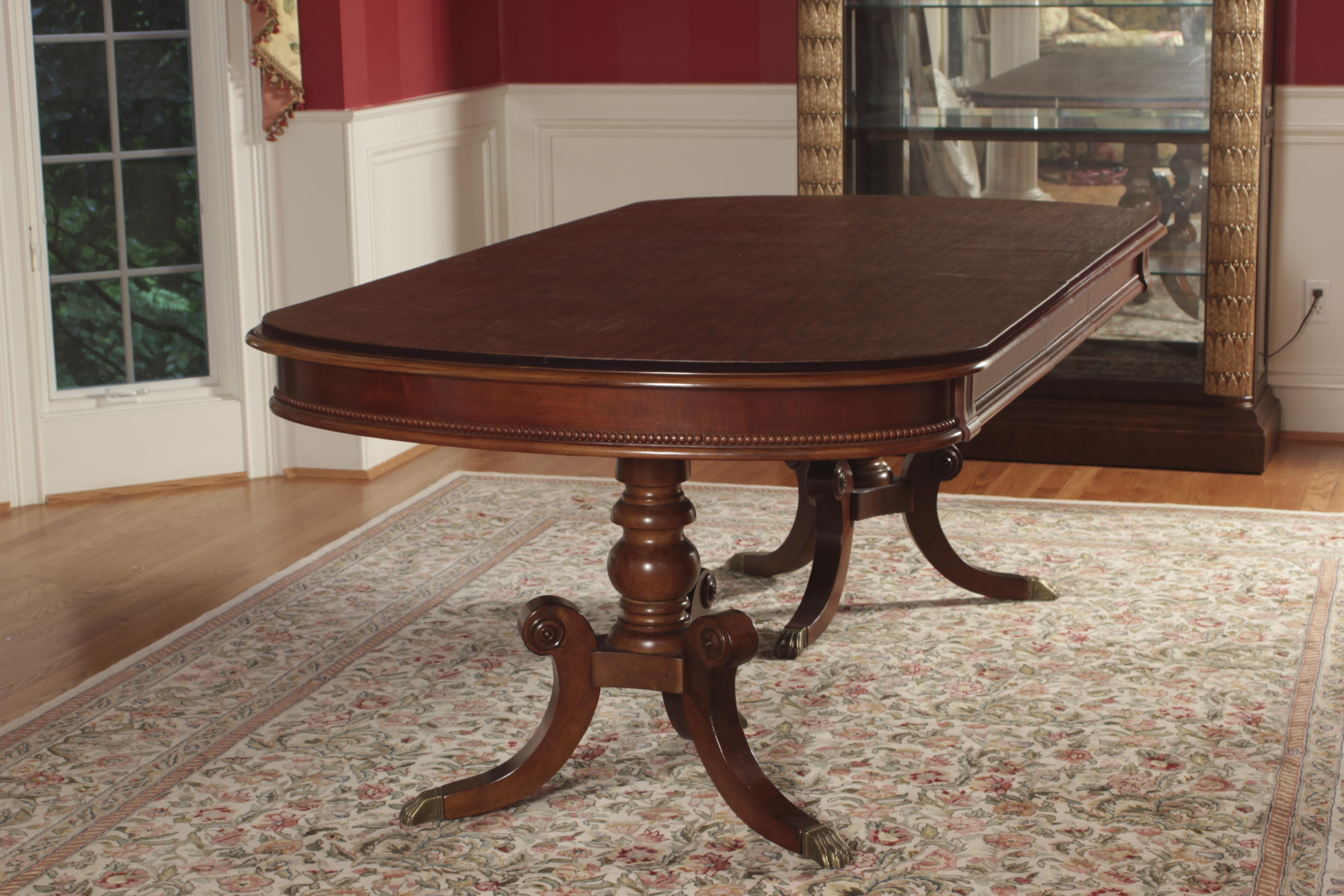 Universal Furniture Federal Style Dining Table and Chairs