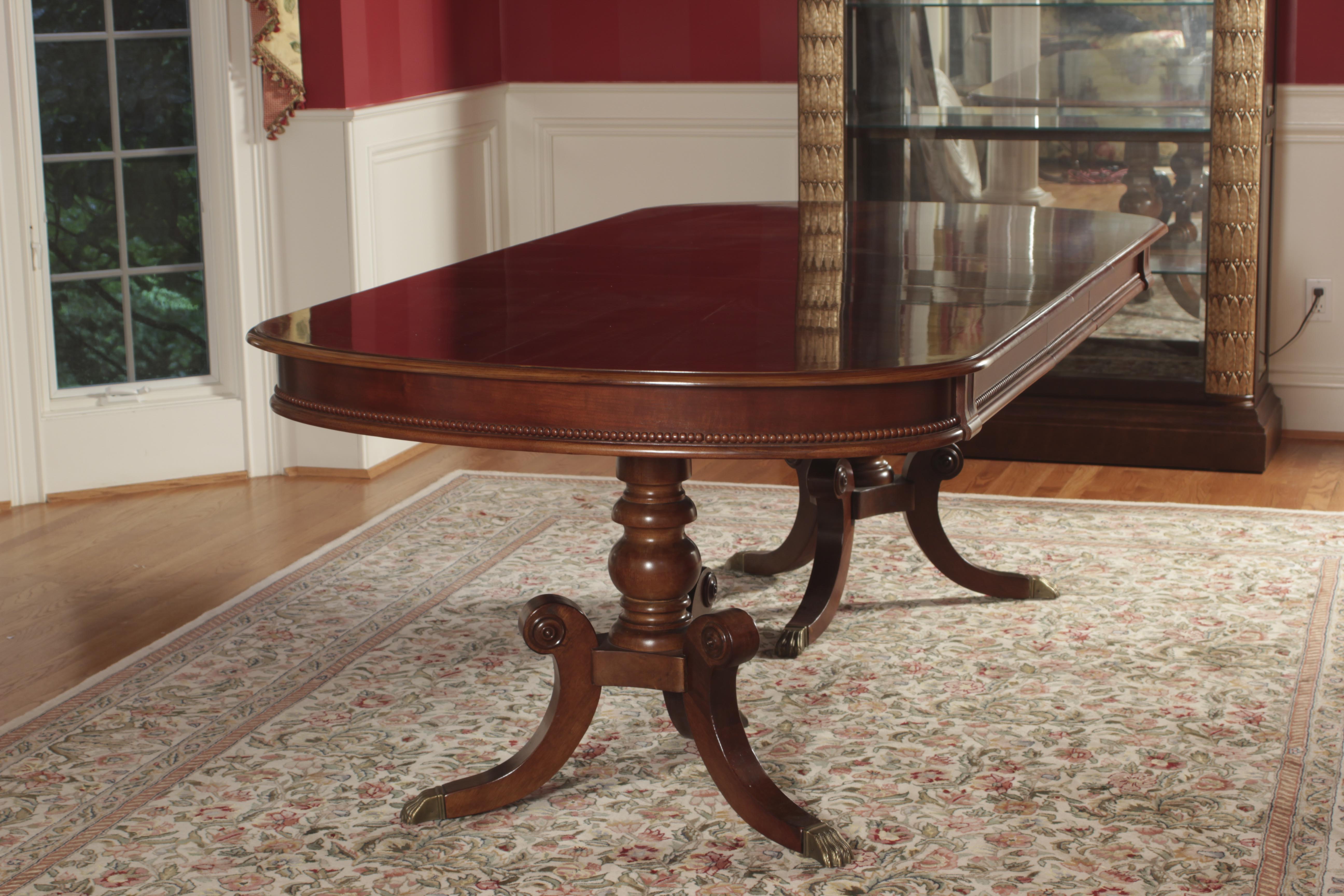 Universal Furniture Federal Style Dining Table and Chairs