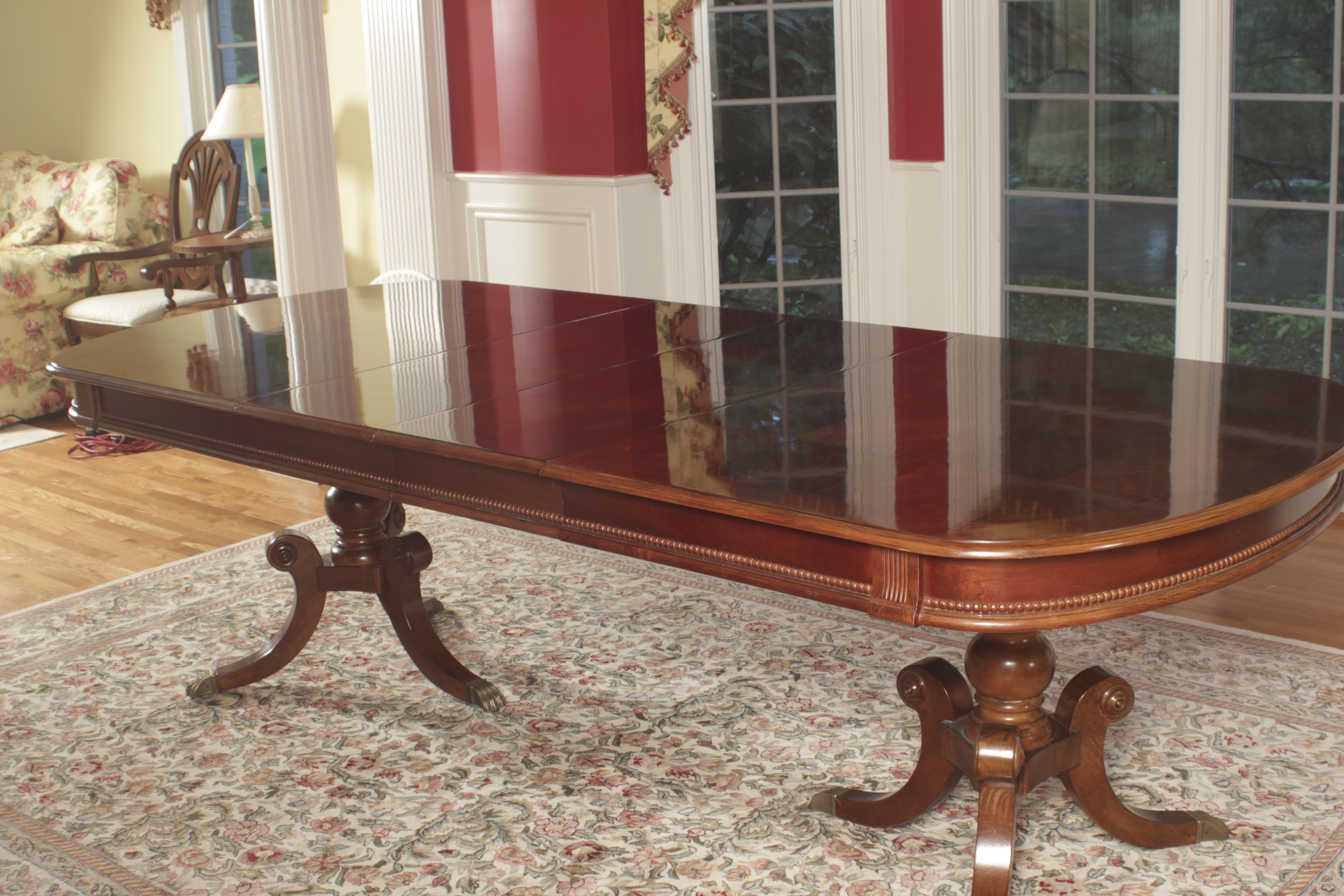 Universal Furniture Federal Style Dining Table and Chairs