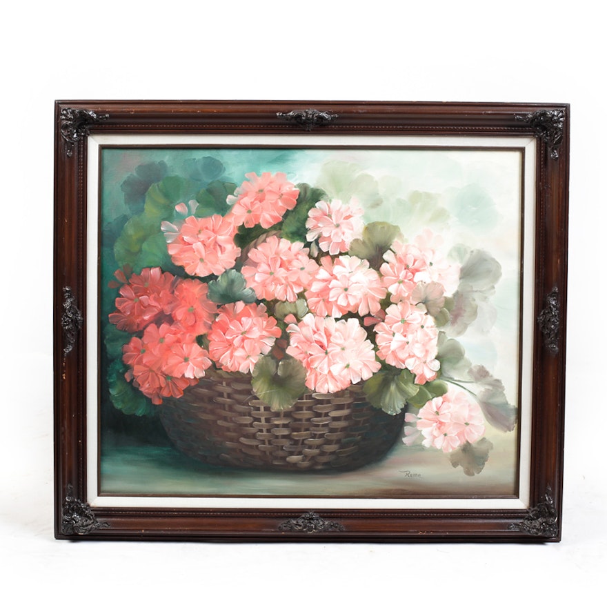 Floral Acrylic on Canvas