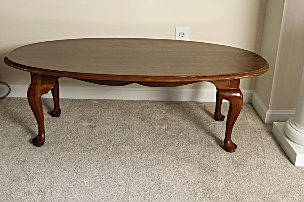 Stickley Cherry Queen Anne Style Coffee Table