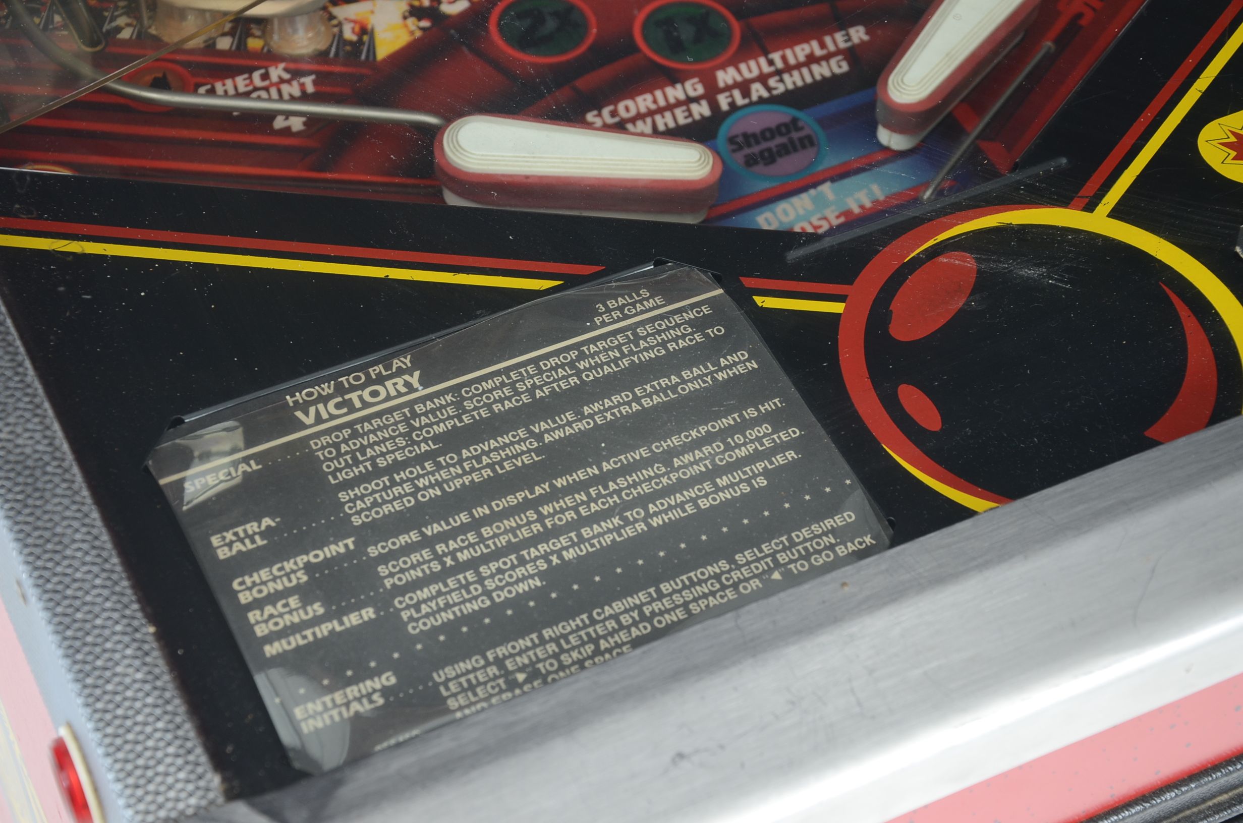 Gottlieb "Victory" Pinball Machine