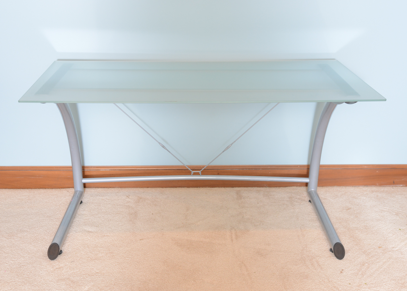 Metal and Glass Desk