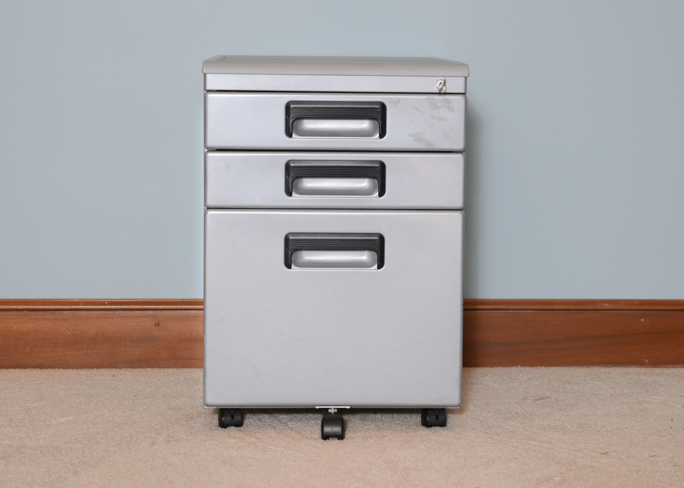 Metal and Glass Desk