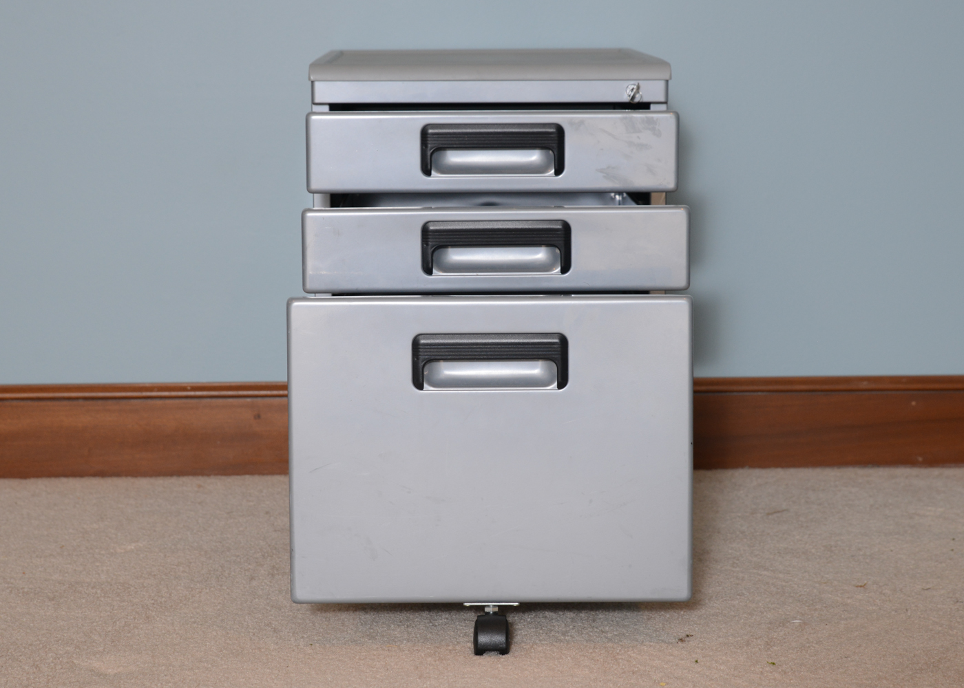 Metal and Glass Desk