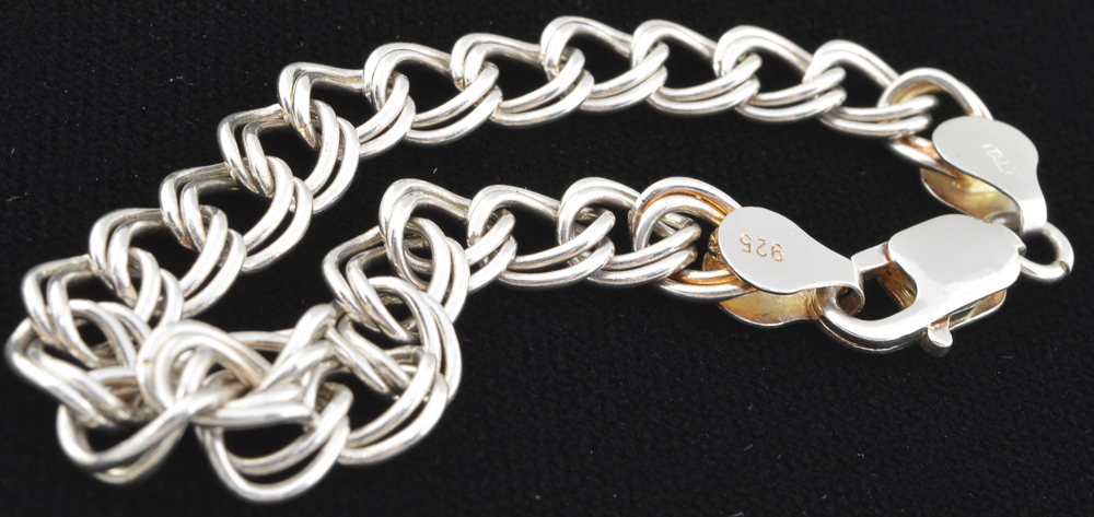 Sterling Silver Charms and Bracelets