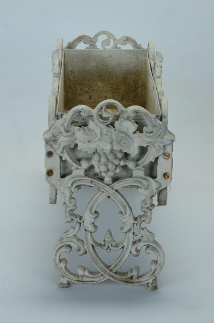 Vintage Pair Cast Iron Planter Box