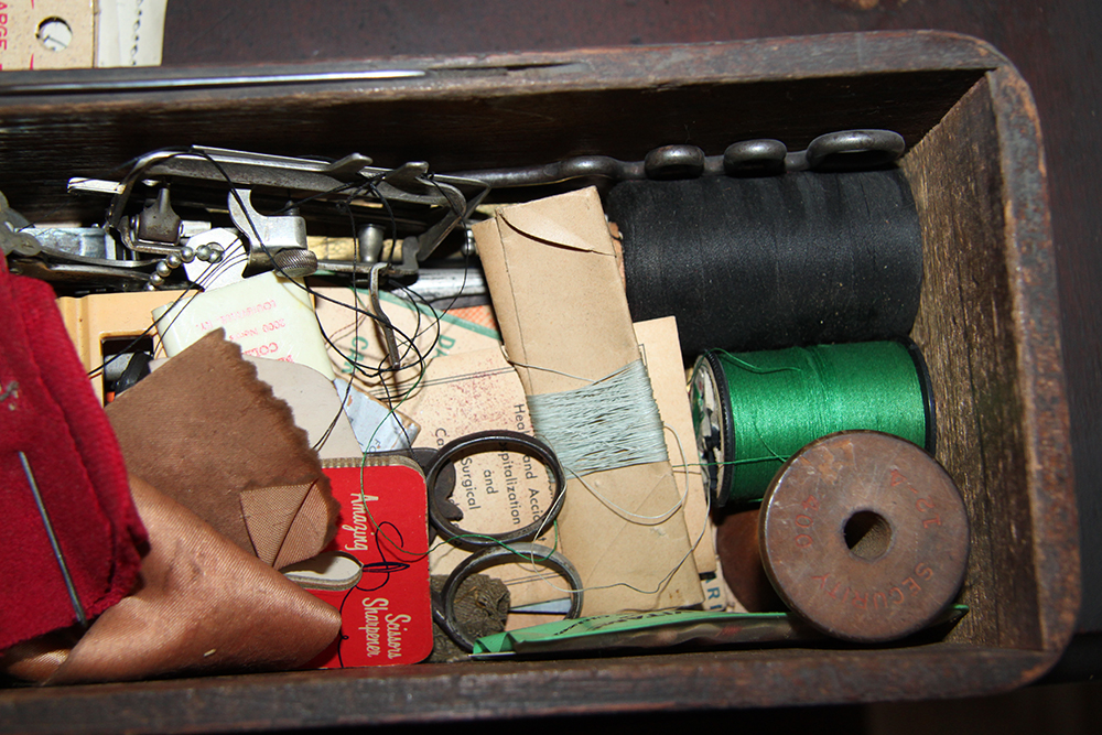 Antique Domestic Treadle Sewing Machine