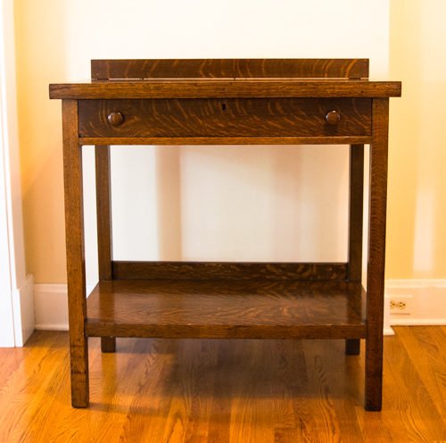 Antique Mission Style Tiger Oak Server