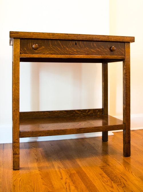 Antique Mission Style Tiger Oak Server