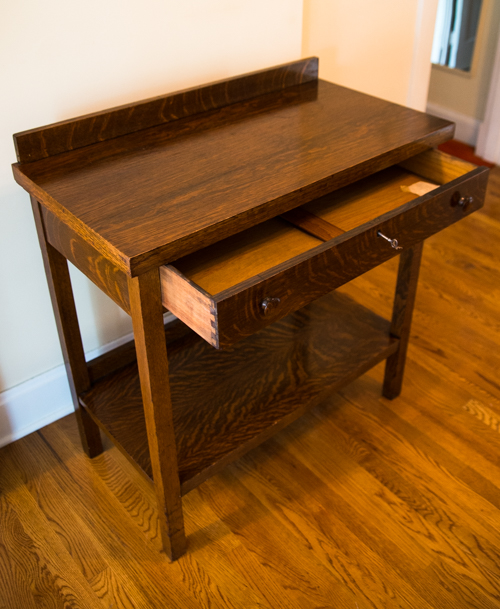 Antique Mission Style Tiger Oak Server