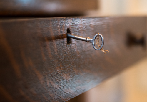 Antique Mission Style Tiger Oak Server