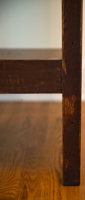 Antique Mission Style Tiger Oak Server