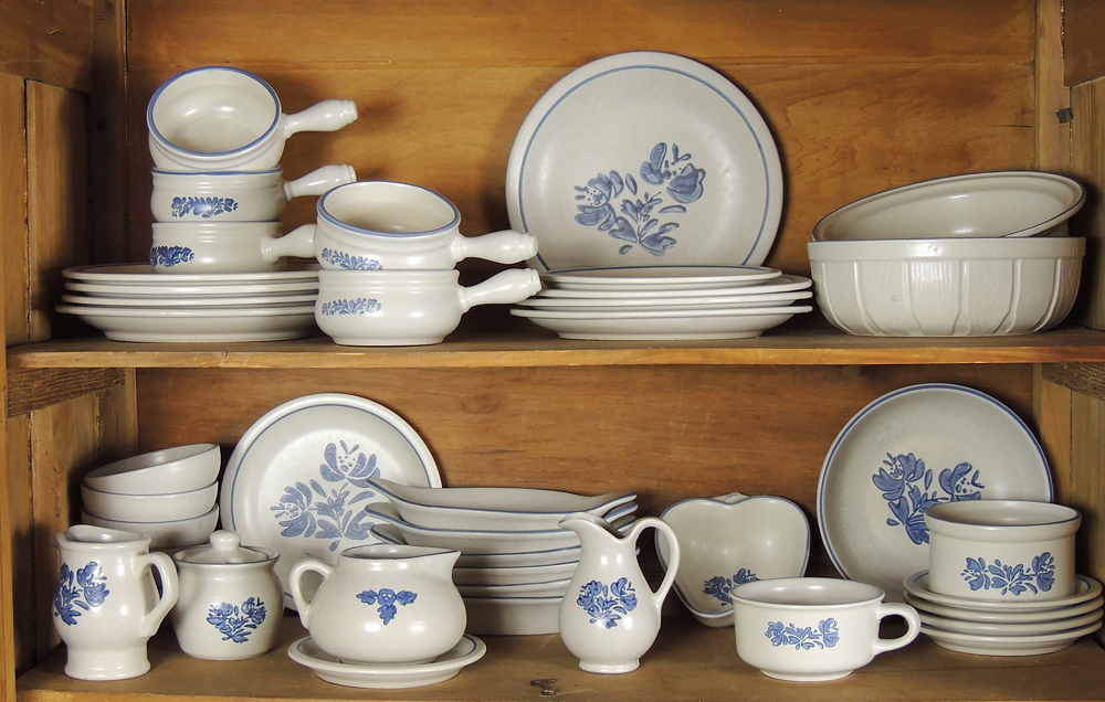 Large Pfaltzgraff Yorktowne Dishware Set