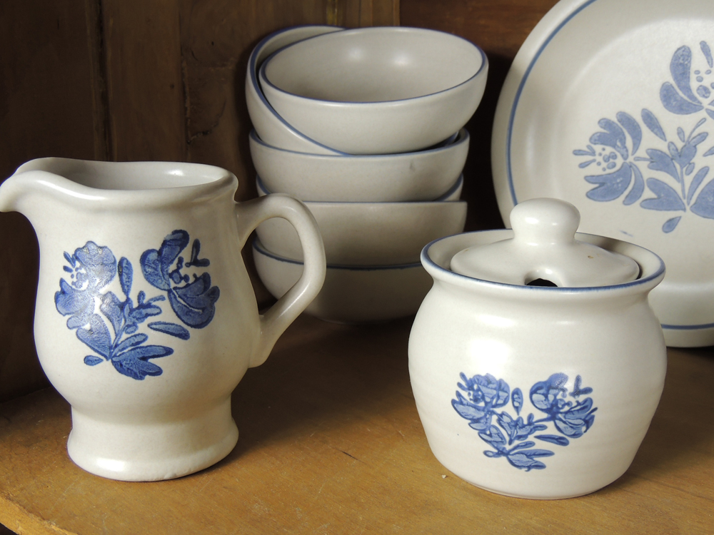 Large Pfaltzgraff Yorktowne Dishware Set